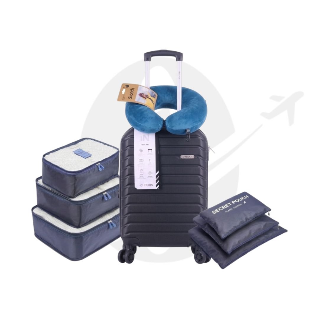 combo carry on + almohada de viaje + organizador de valija combo carry on + almohada de viaje + organizador de valija