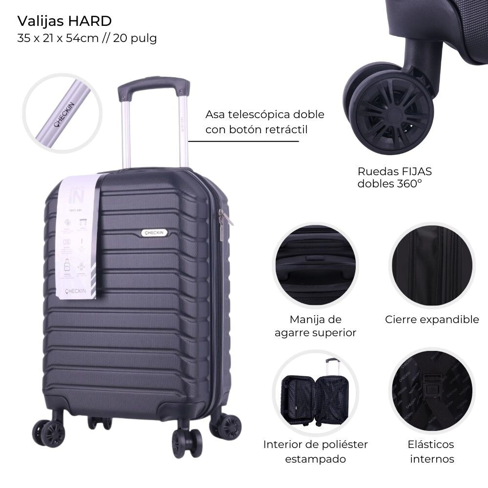carry on hard check in 20" expandible carry on hard check in 20" expandible